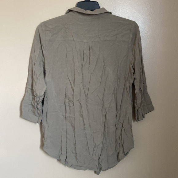 NWT JLUXLABEL Olive Elouise Mid Tie Blouse | Large - Picture 5 of 11